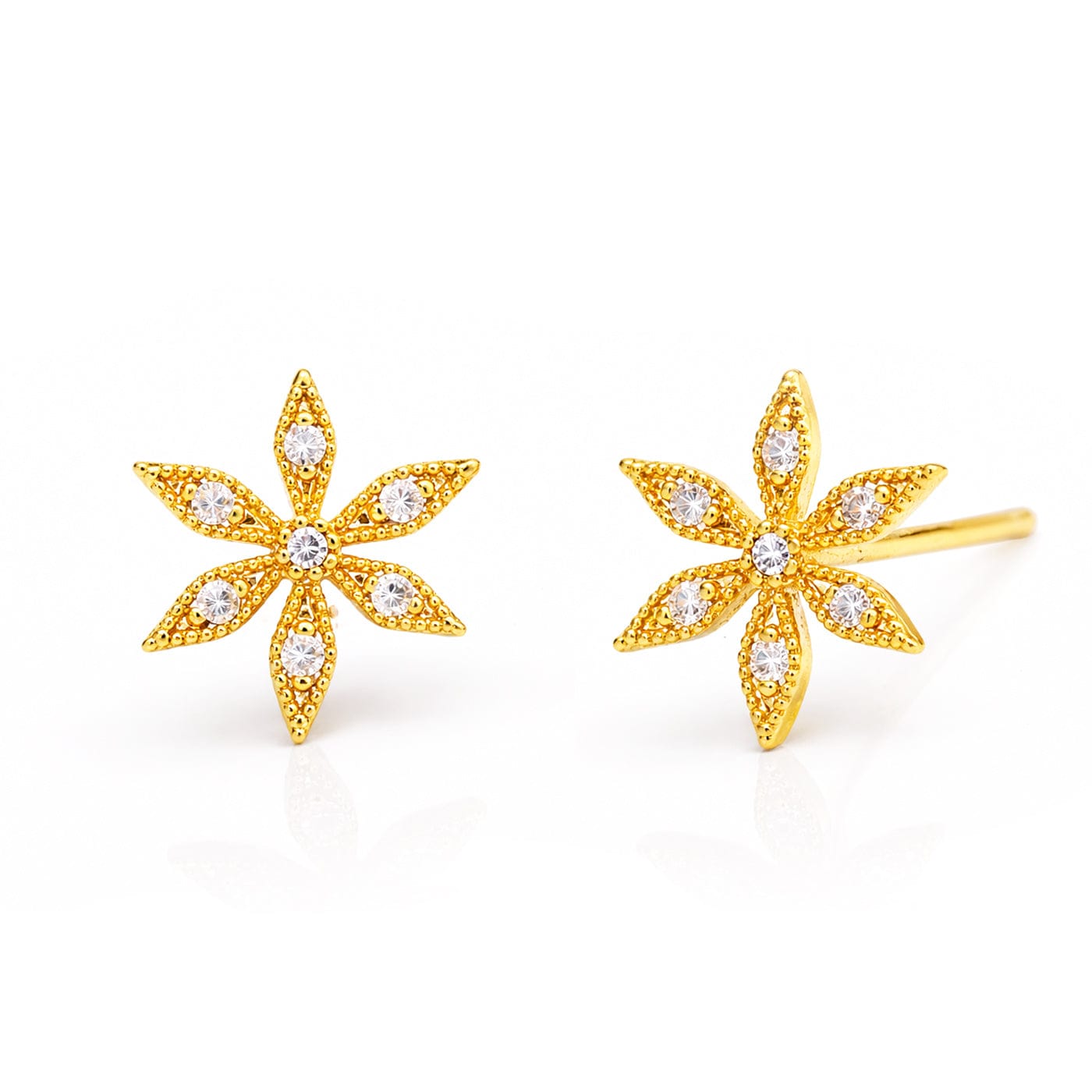 Flower Post Earring