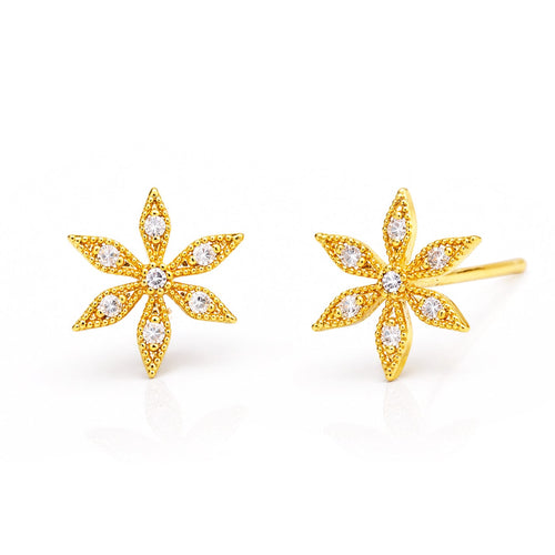 Flower Post Earring