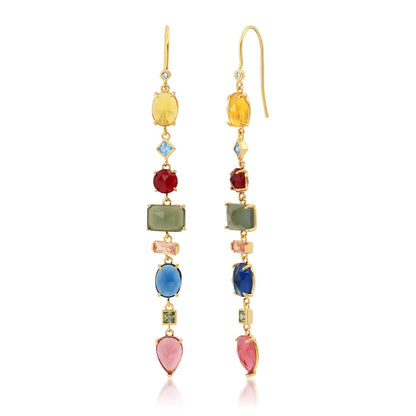 Gemma Stacked Drop Earrings