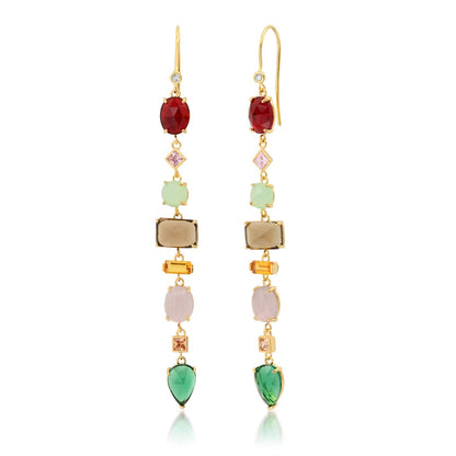 Gemma Stacked Drop Earrings