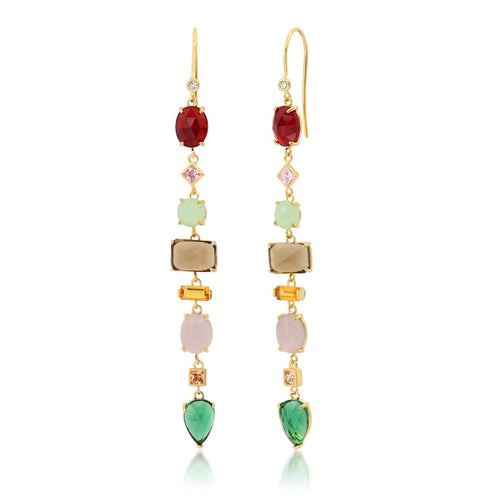 Gemma Stacked Drop Earrings