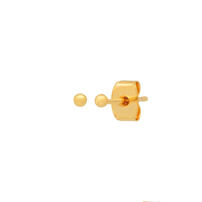 Gold Sphere Studs | 2mm