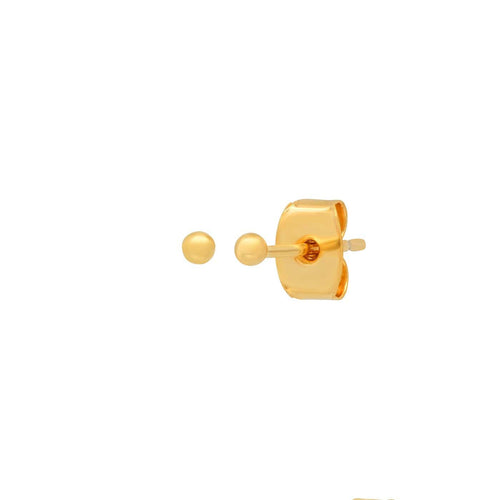 Gold Sphere Studs | 2mm
