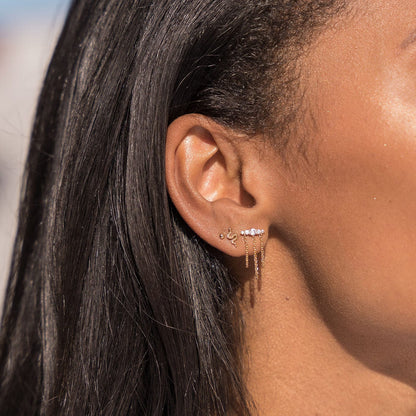 Gold Sphere Studs | 2mm