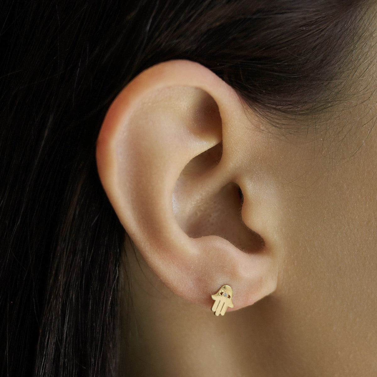 Hamsa Earrings