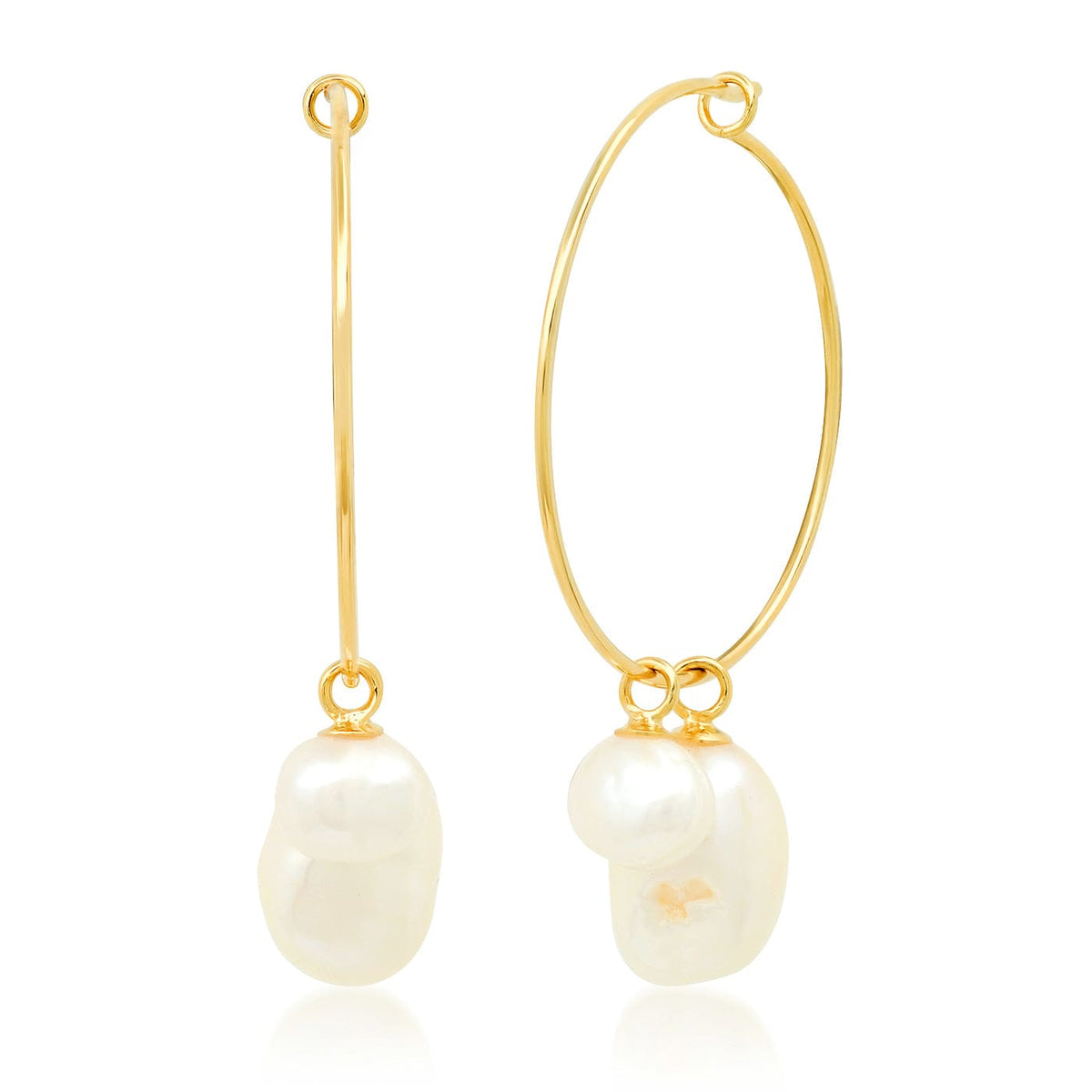 Hoop With Pearls