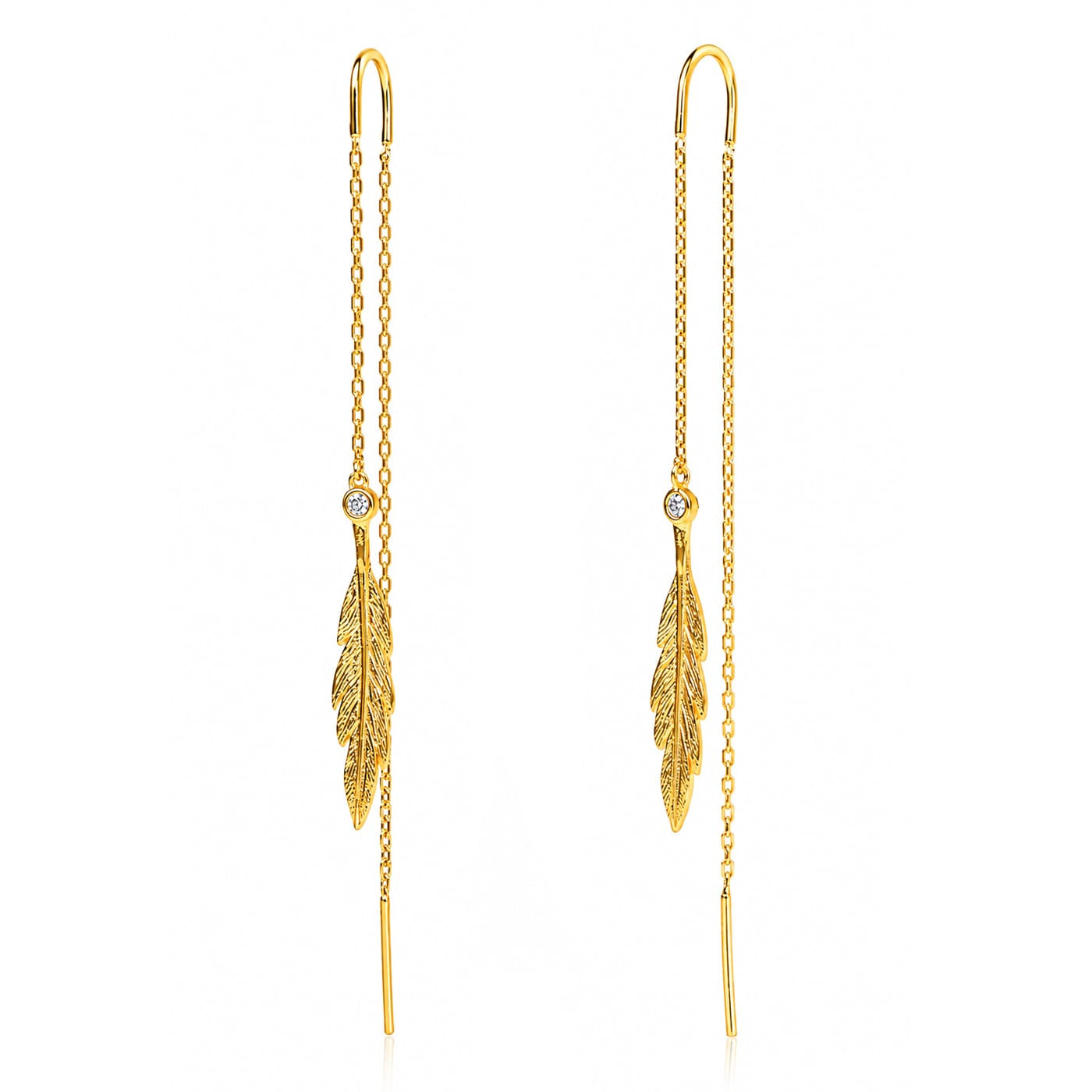 Leaf Threader Earring