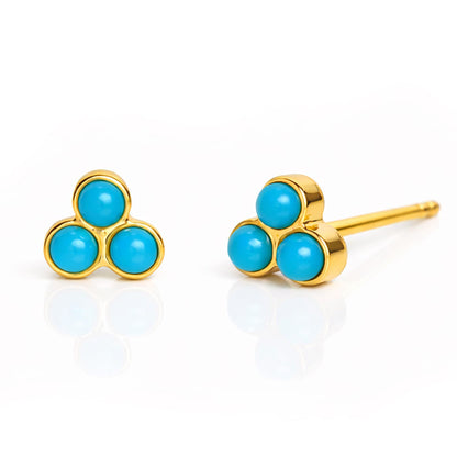 Mini Cluster Post Earring