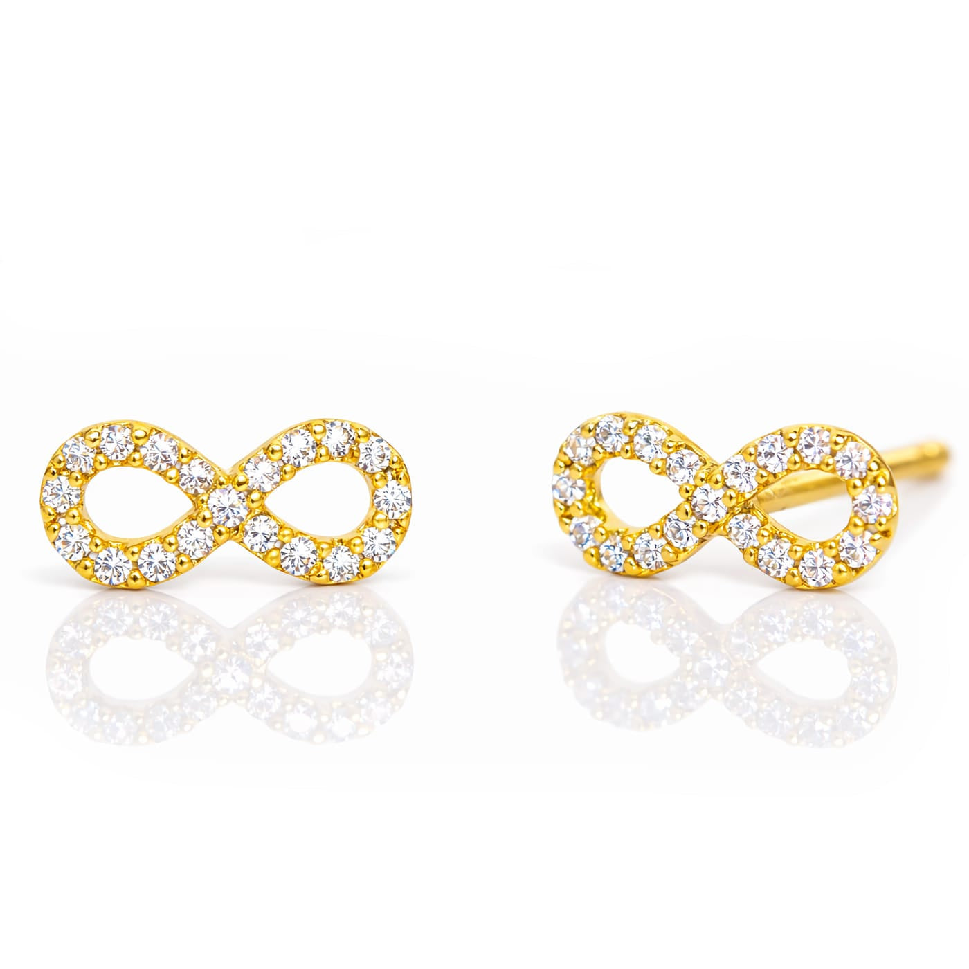 Mini Infinity Earrings