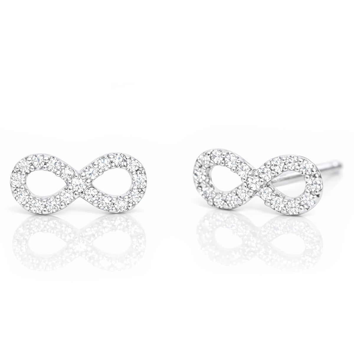 Mini Infinity Earrings