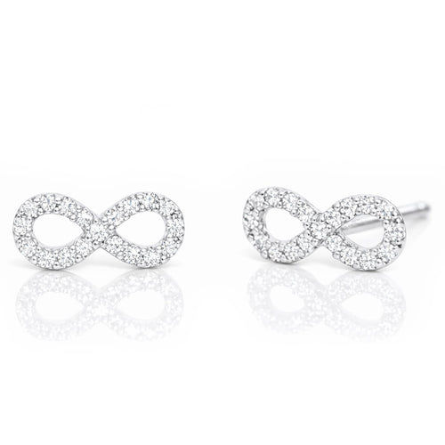 Mini Infinity Earrings