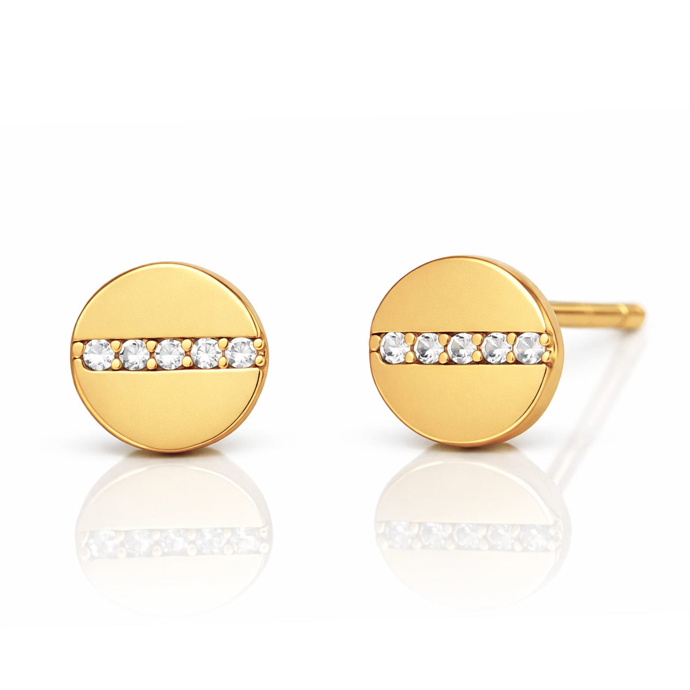 Pave Screw Earrings