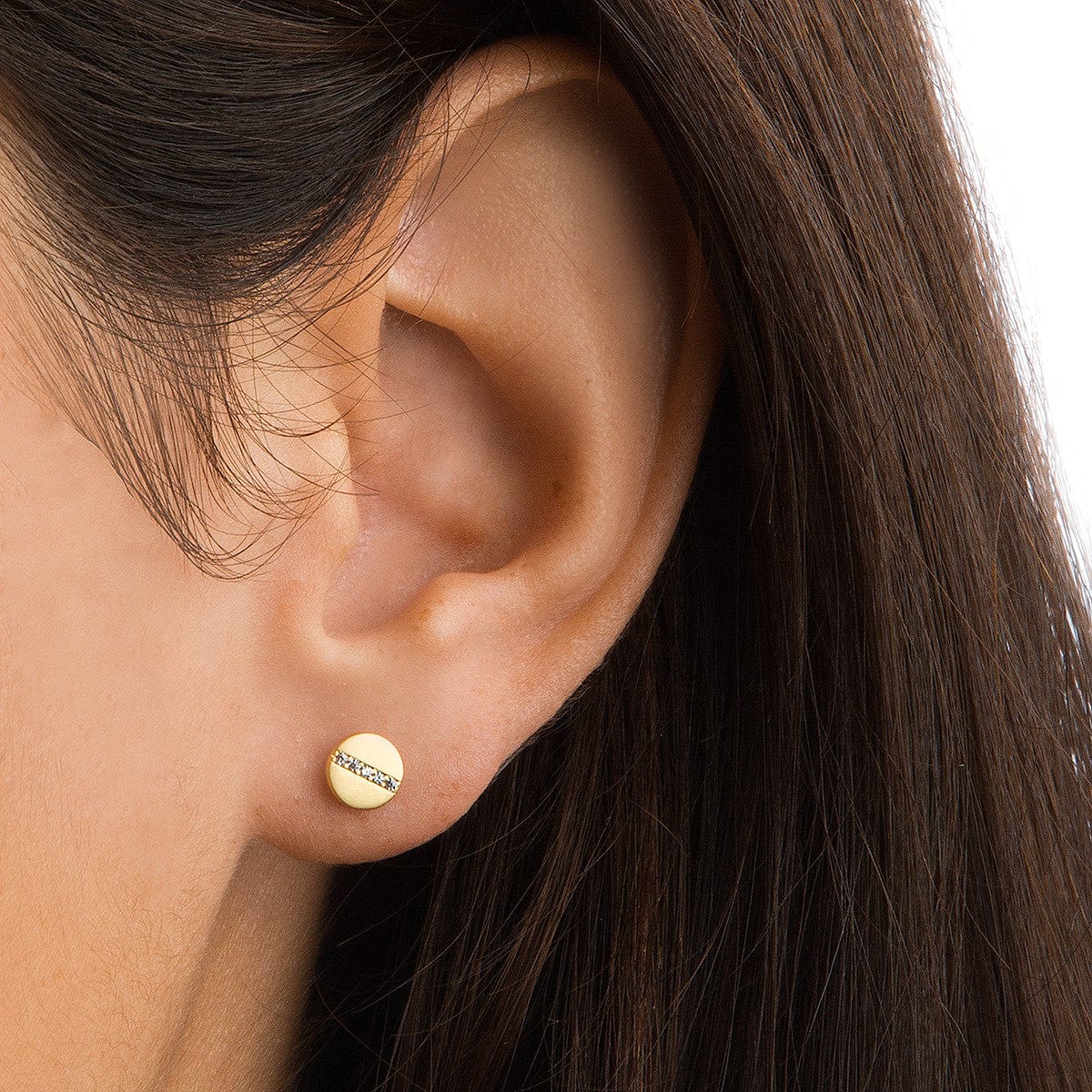 Pave Screw Earrings