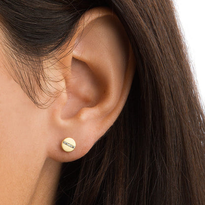Pave Screw Earrings