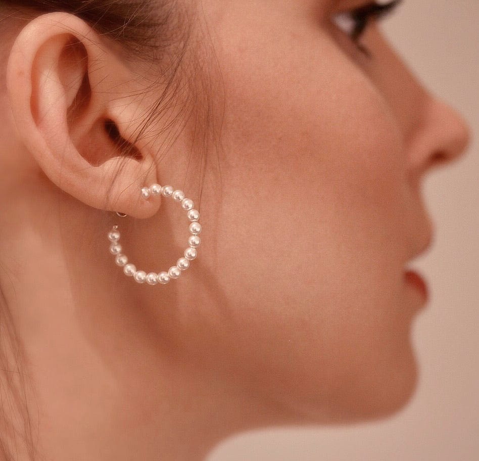 Pearl Hoops