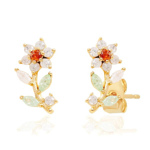 Petite Garden Bloom Stud Earrings