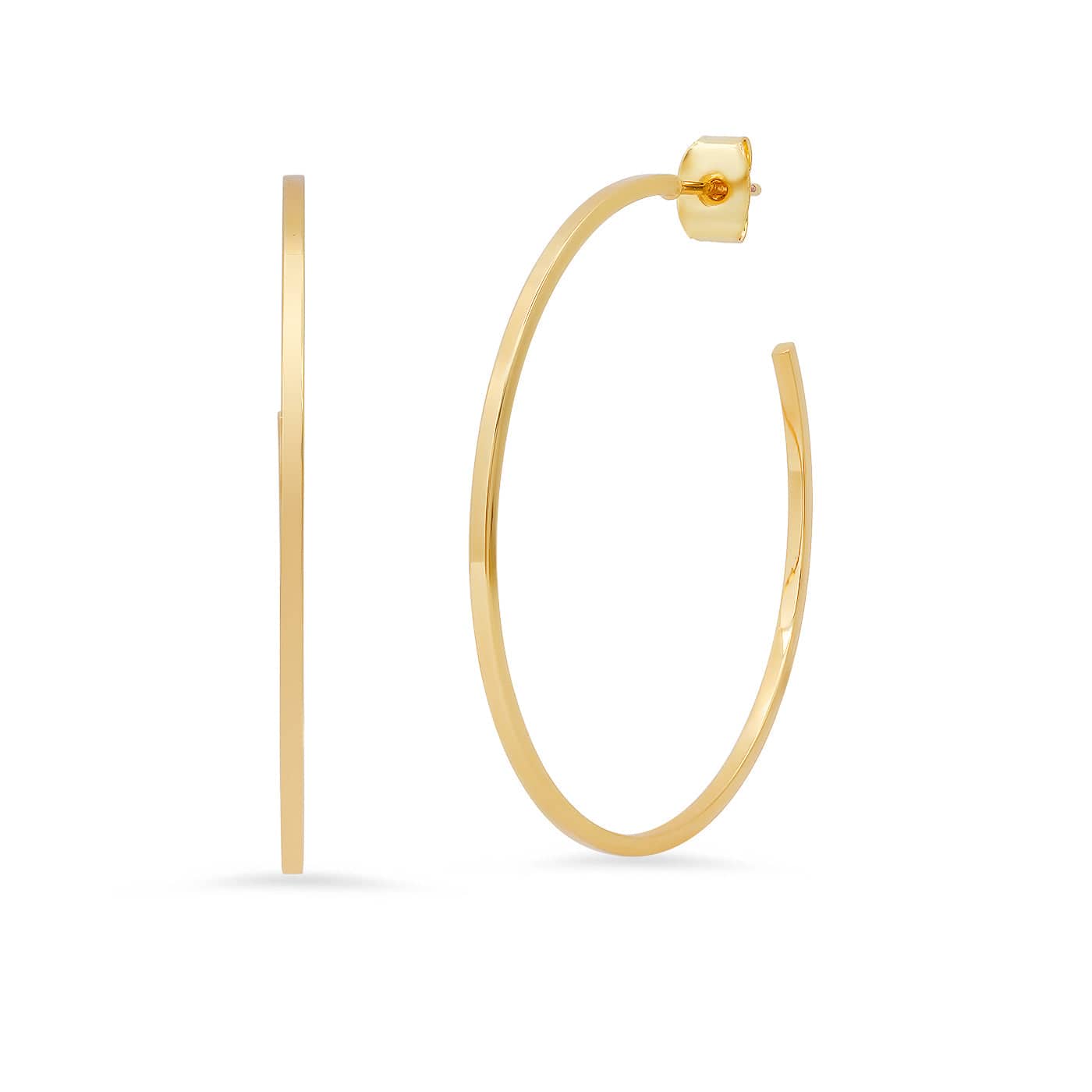 Classic Gold Hoops | L
