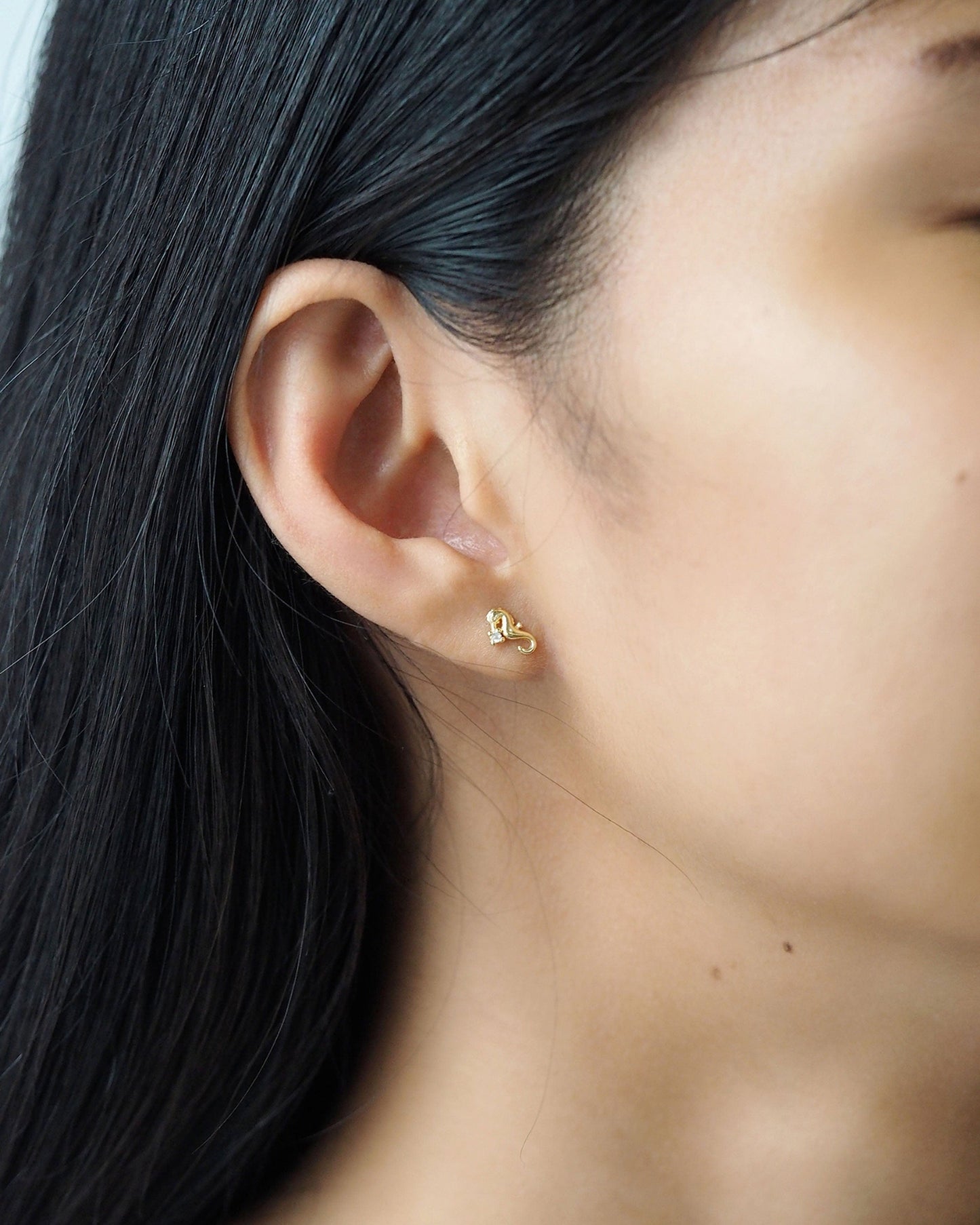 Starfish And Seahorse Mismatched Studs