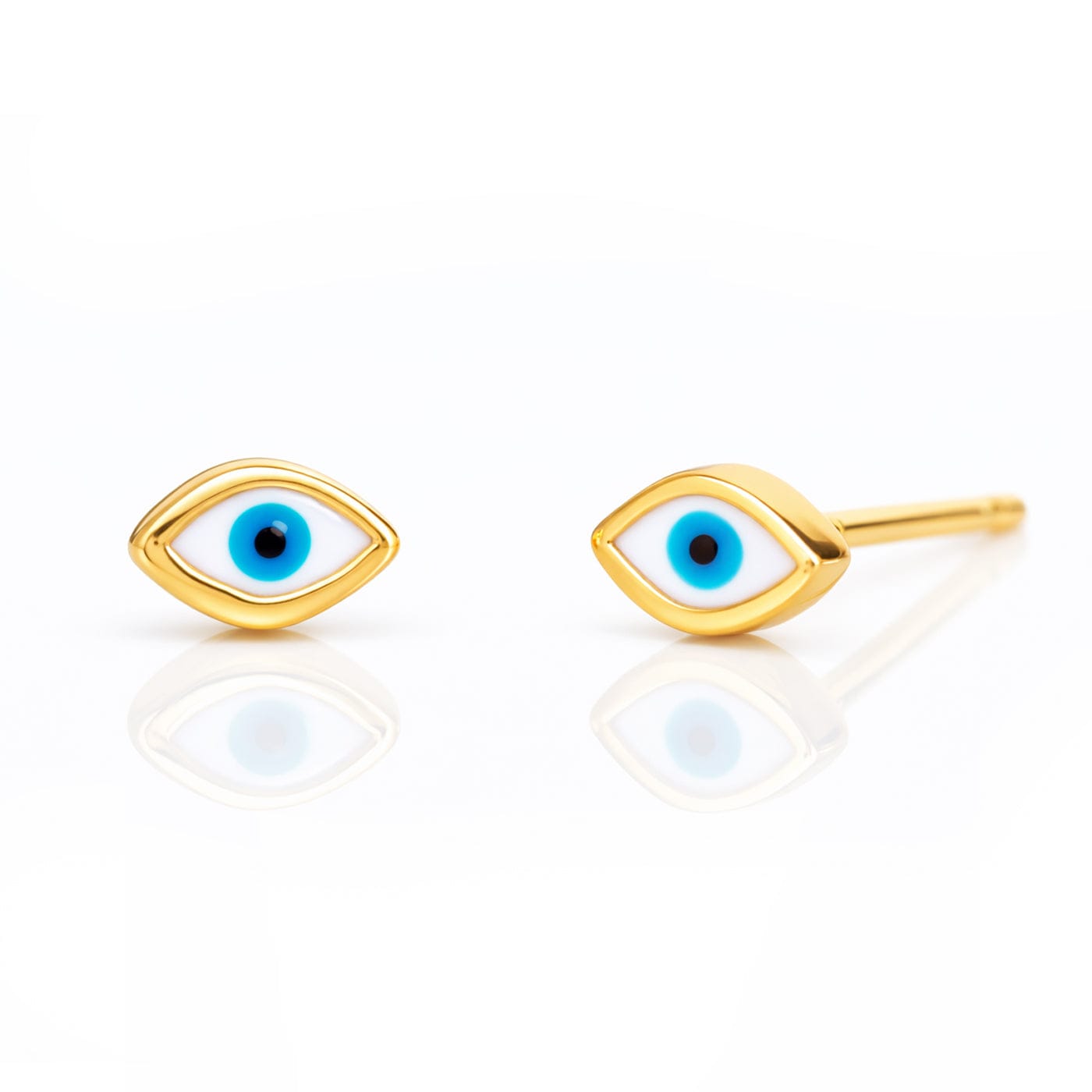 Tear Eye Enamel Stud