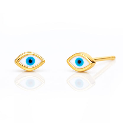 Tear Eye Enamel Stud