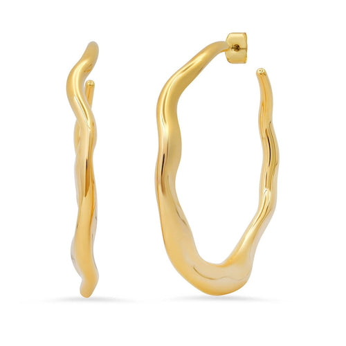 Wavy Hoops| 51mm