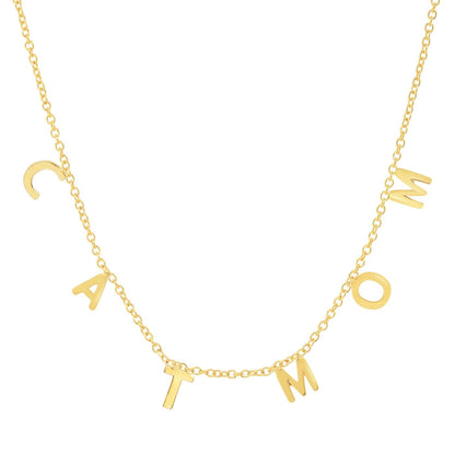 Cat Mom Charm Necklace