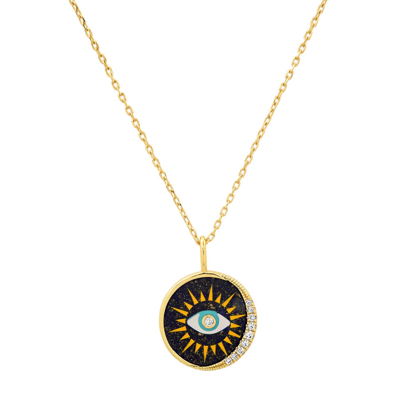 Celestial Eye Medallion Necklace