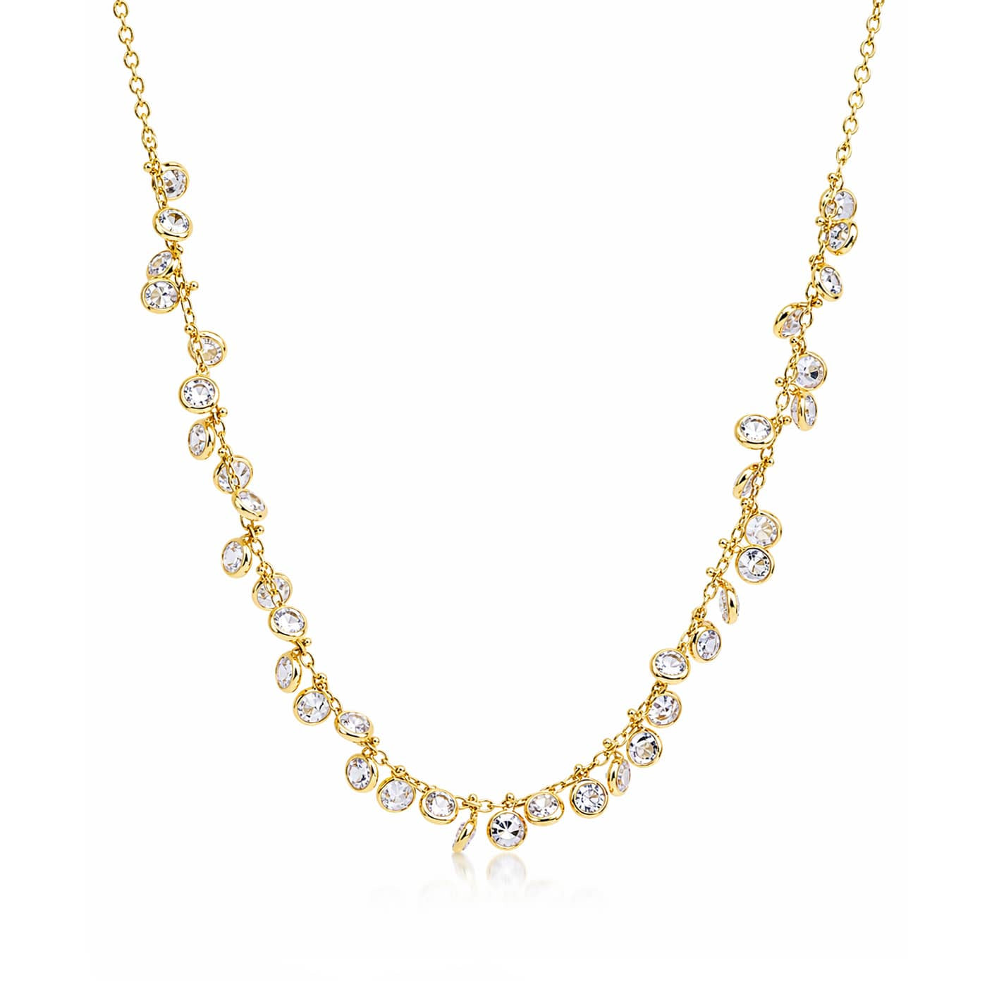 CZ Charm Necklace (3mm)