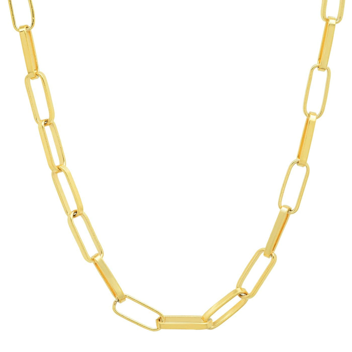 Gold Paper Clip Chain