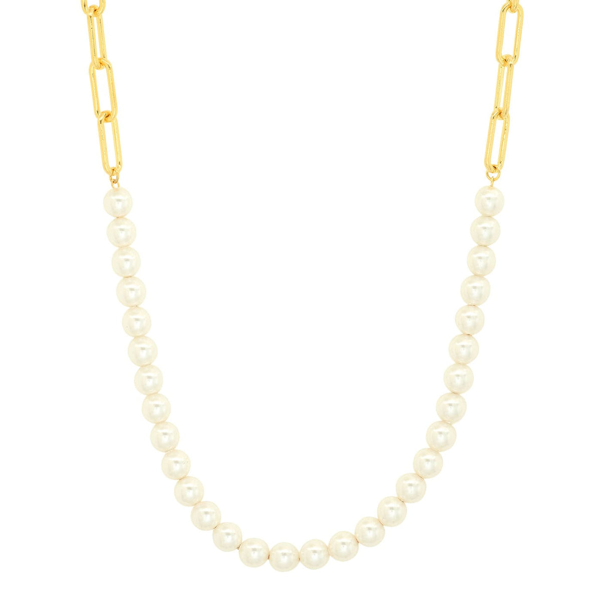 Half Chain Pearl Necklace