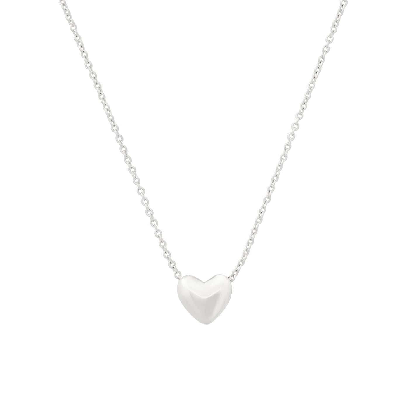 Puffed Heart Necklace