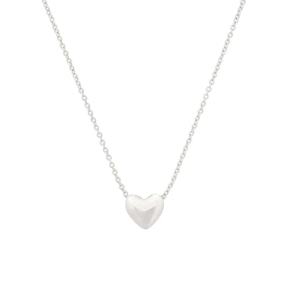 Puffed Heart Necklace