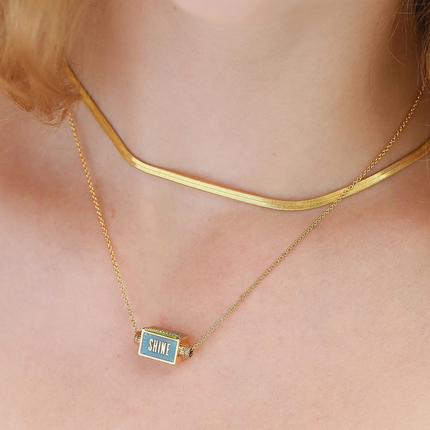 Sunset Peaks Spinner Necklace