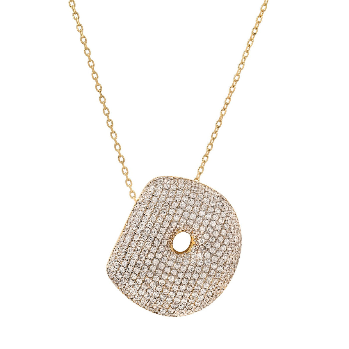 Twinkling Monogram Charm Necklace
