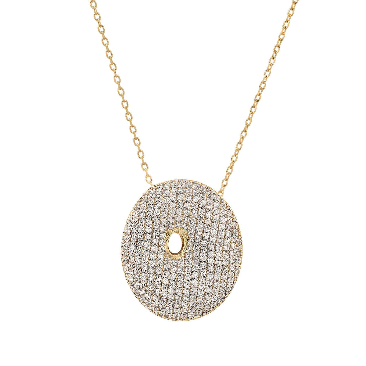 Twinkling Monogram Charm Necklace