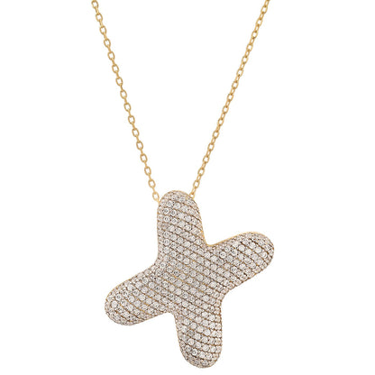 Twinkling Monogram Charm Necklace