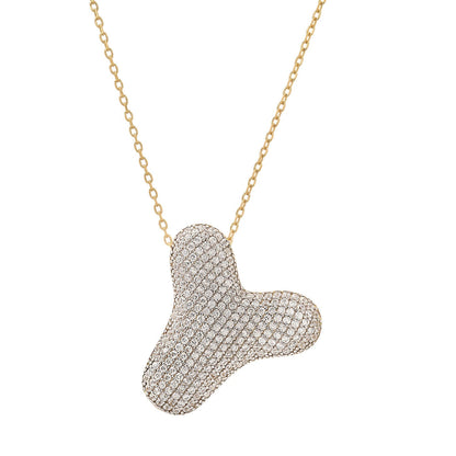 Twinkling Monogram Charm Necklace