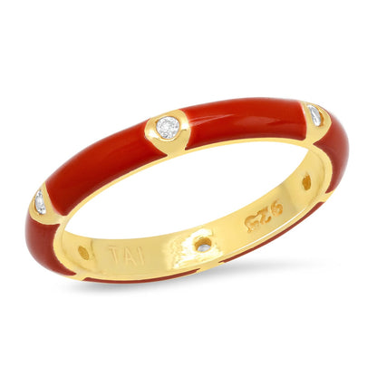 ColorPop Enamel Band Ring