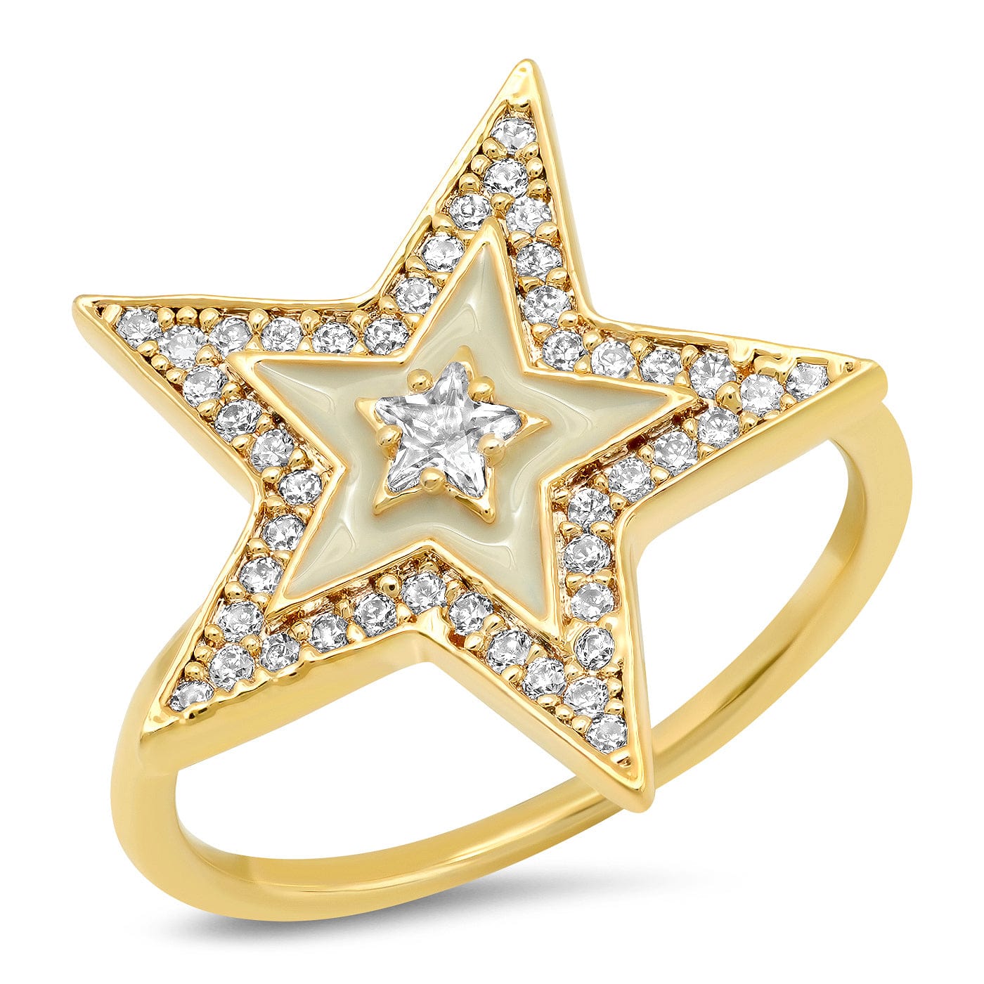 Starburst Pavé Statement Ring
