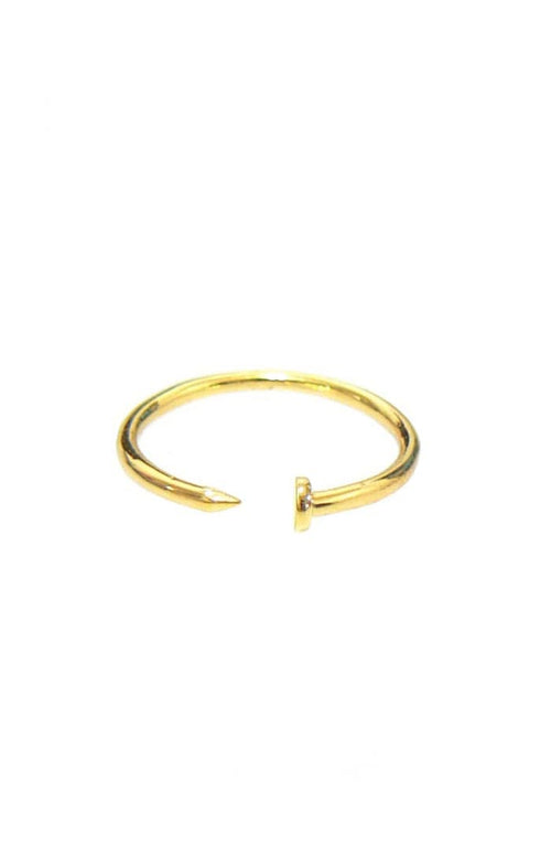 Gold Nail Wrap Ring