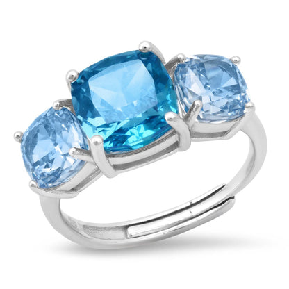 Round Three Stone Ring