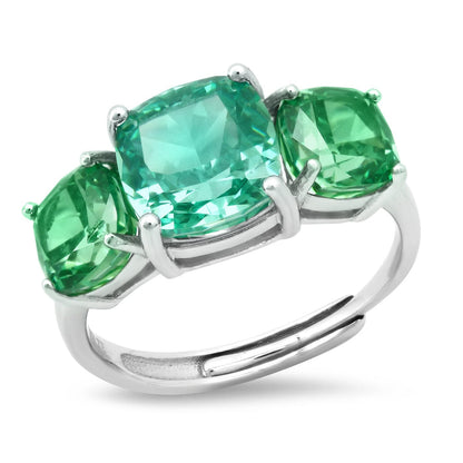 Round Three Stone Ring