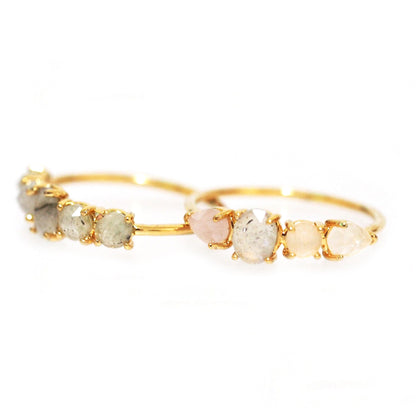 Assorted Stone Stack Ring Set | Set of 2