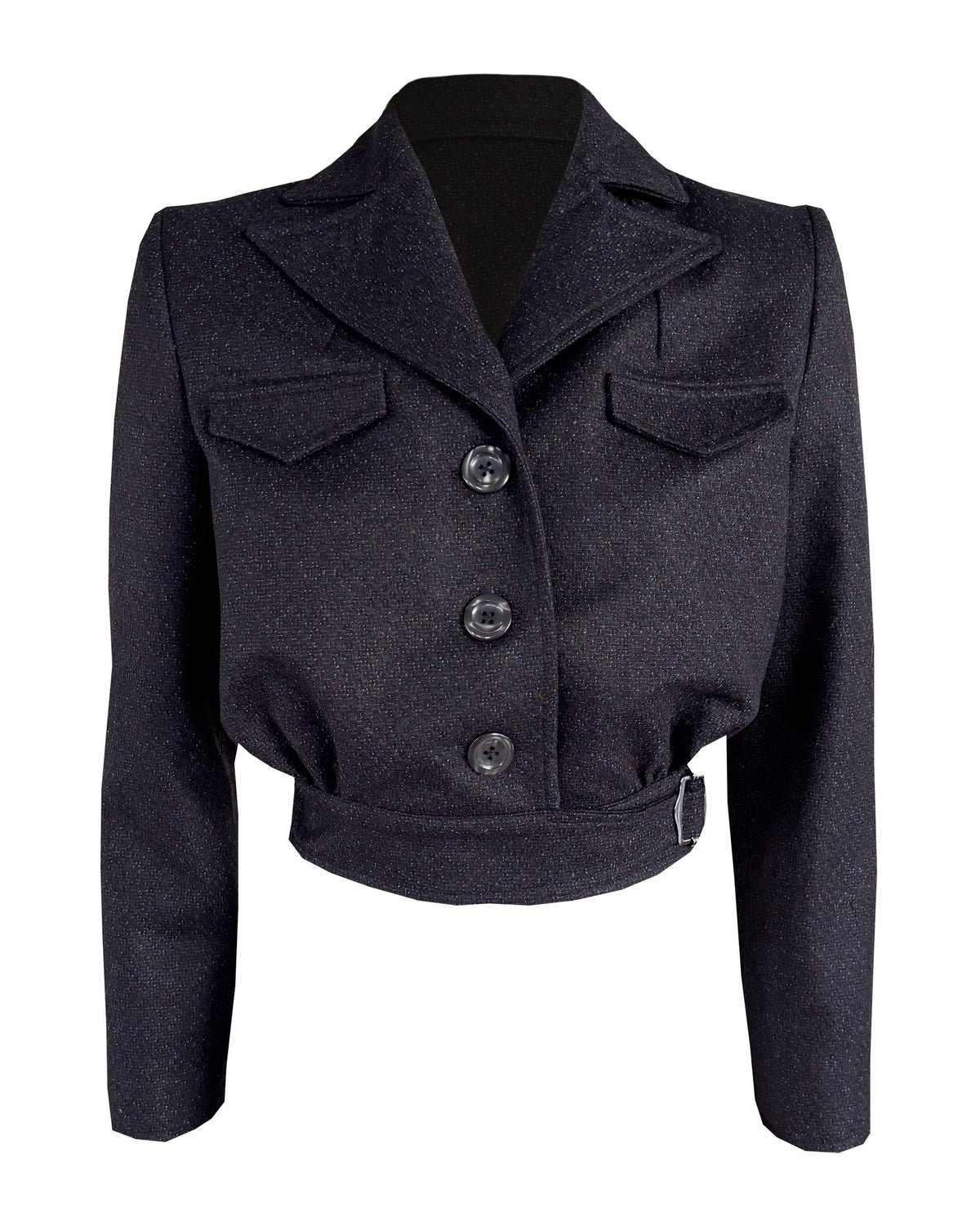 1940s Utility Buckle Jacket - Derby Wool