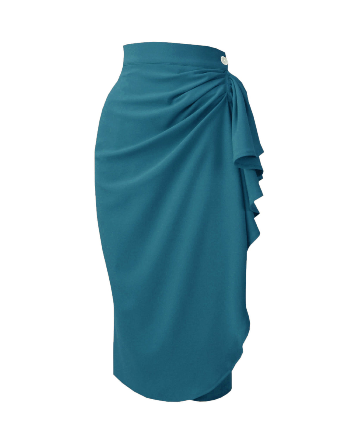 1940s Waterfall Skirt - Pacific
