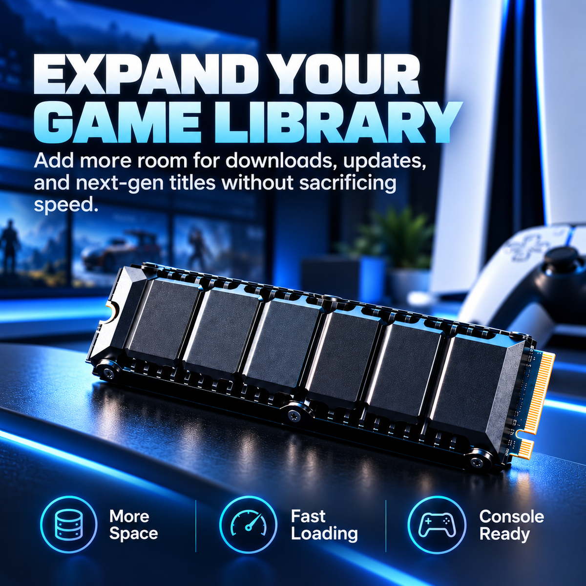 SSD with Heatsink