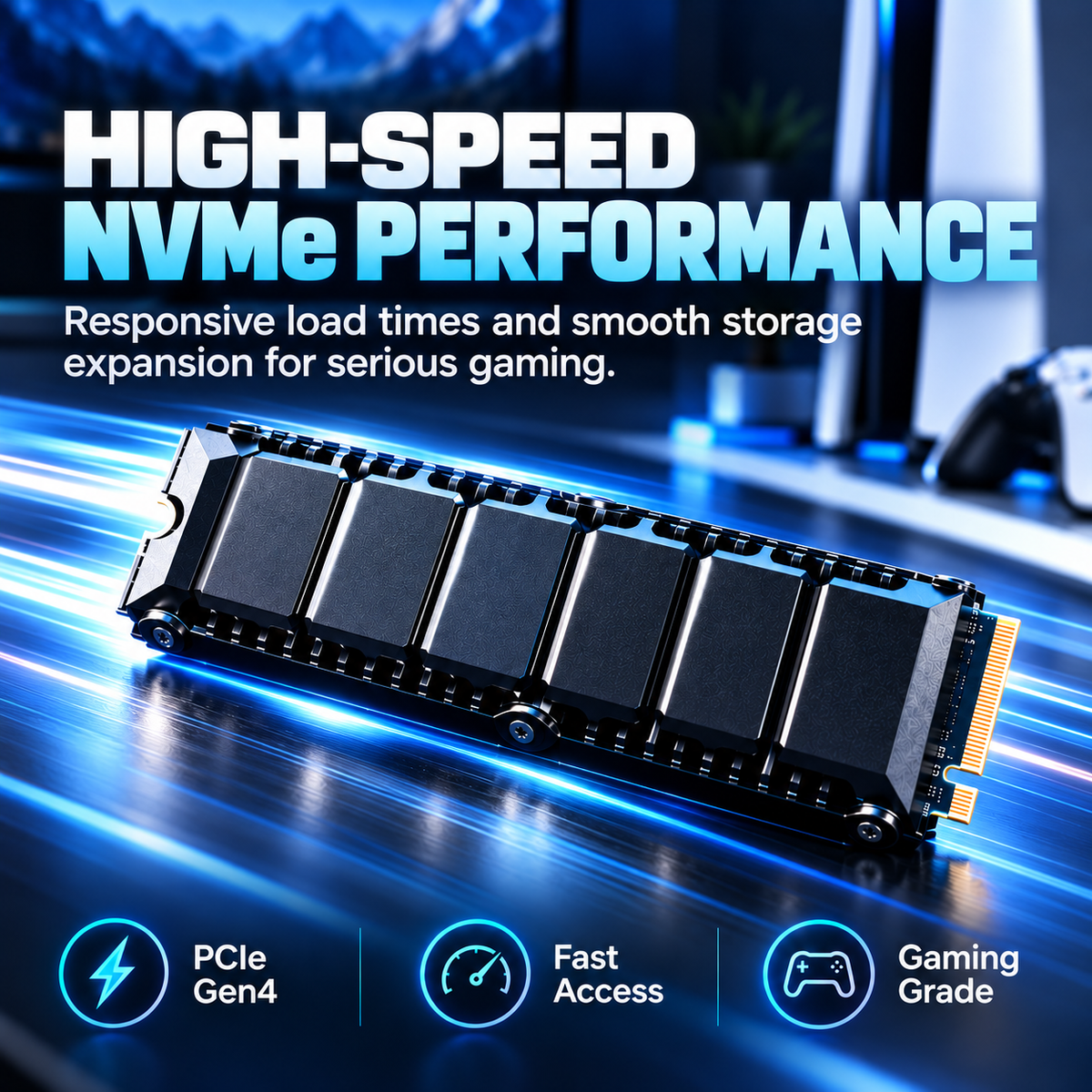 SSD with Heatsink